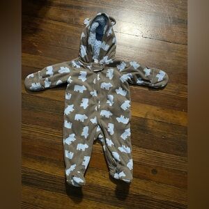 Carter’s Infant Zip Up Fleece Jumpsuit/Coat/Jacket